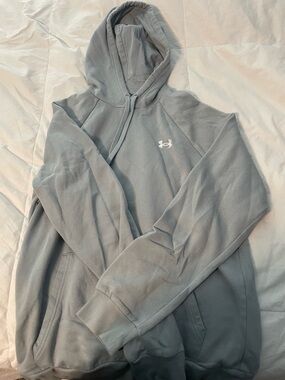 Under Armour Gray Fleece Pullover Hoodie